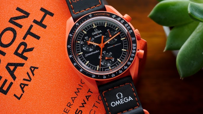 bioceramic Moonswatch MISSION ON EARTH - LAVA