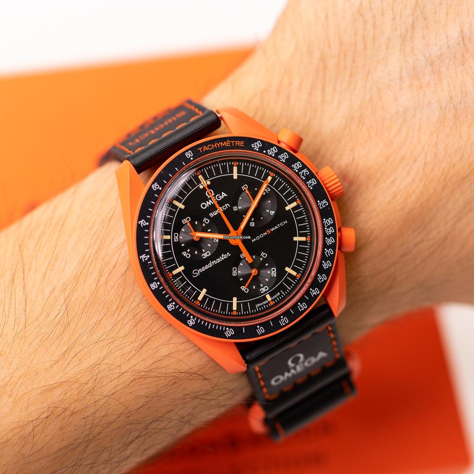 bioceramic Moonswatch MISSION ON EARTH - LAVA