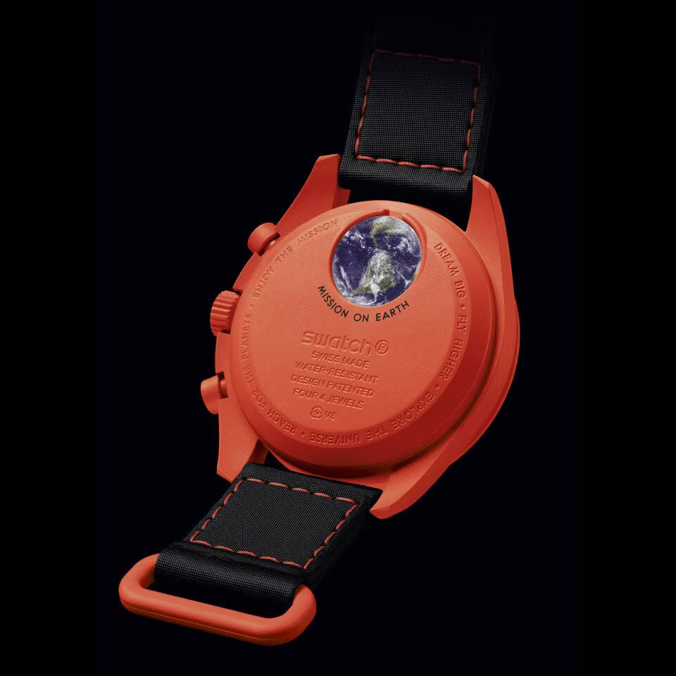 bioceramic Moonswatch MISSION ON EARTH - LAVA