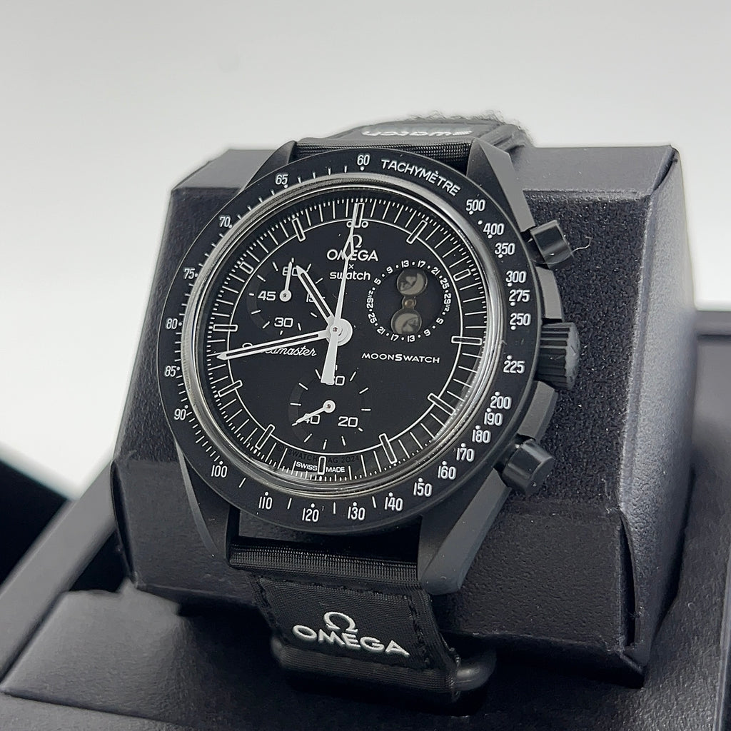 bioceramic Moonswatch MISSION TO THE MOONPHASE - NEW MOON