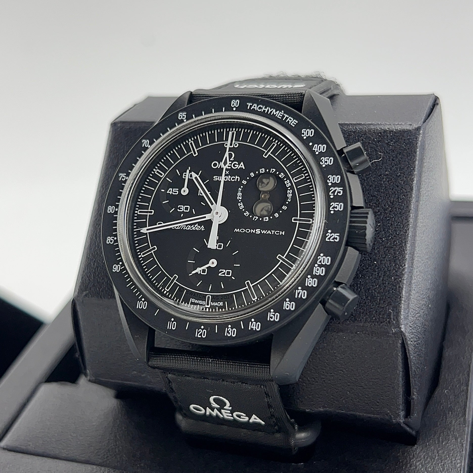 bioceramic Moonswatch MISSION TO THE MOONPHASE - NEW MOON