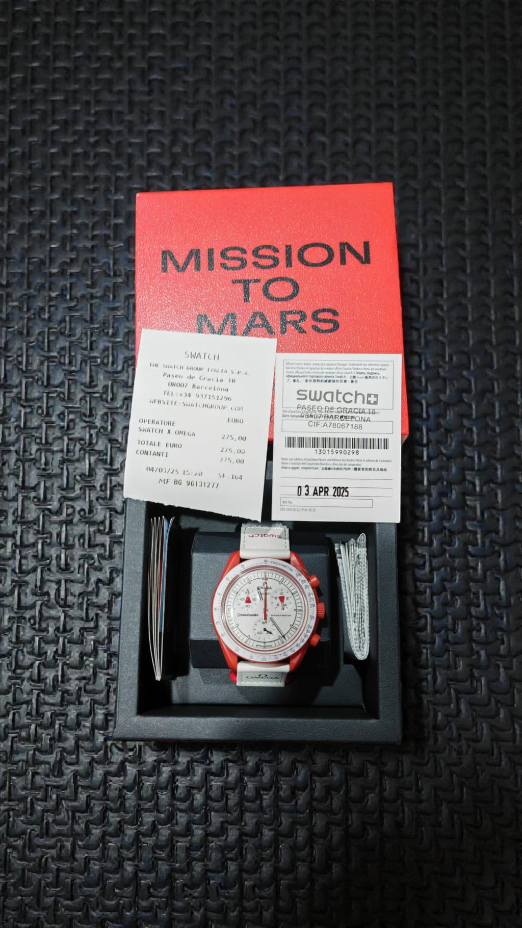 bioceramic Moonswatch  MISSION TO MARS (USATO OTTIMO STATO)