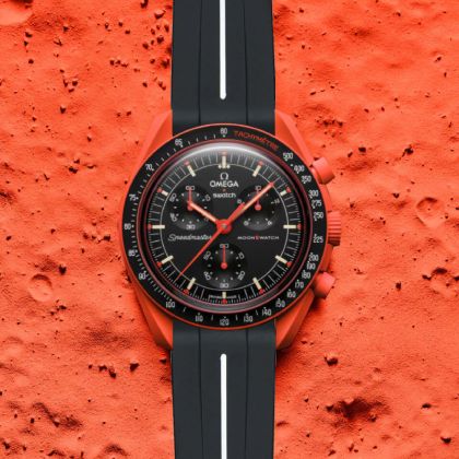 bioceramic Moonswatch MISSION ON EARTH - LAVA