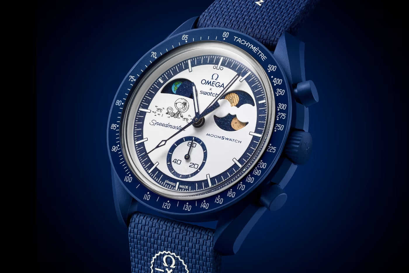 bioceramic Moonswatch MISSION TO EARTHPHASE – MOONSHINE GOLD (LUNA POPCORN)